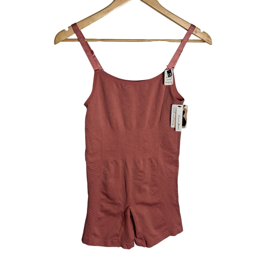 NWT Carrie Amber mauve seamless nylon shorts body shaper lingerie size 1X